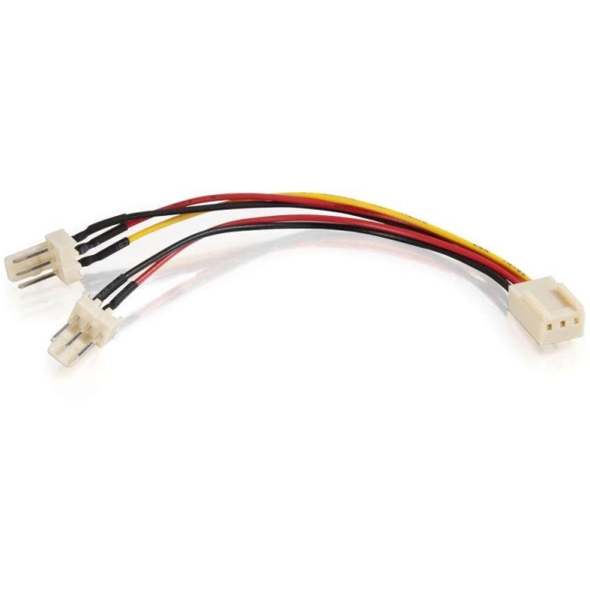 C2G 3-Pin Fan Power Y-Splitter Cable 27391