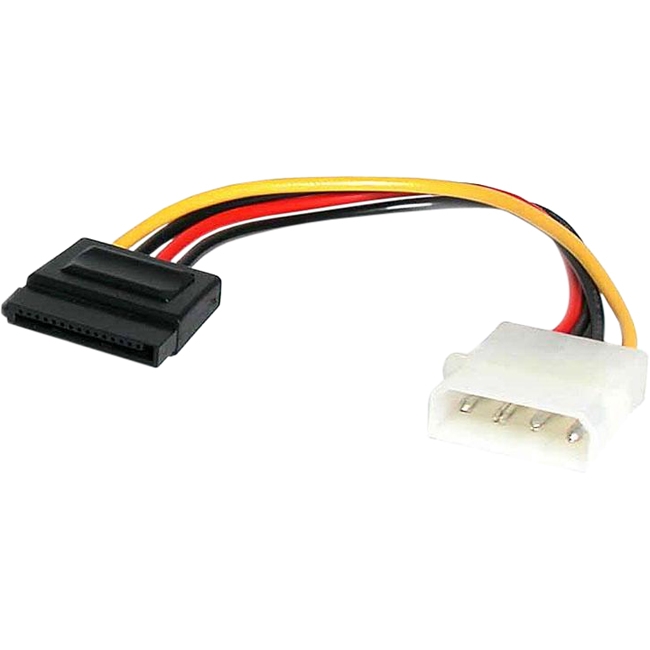 StarTech.com 6in 4 Pin Molex to SATA Power Cable Adapter SATAPOWADAP