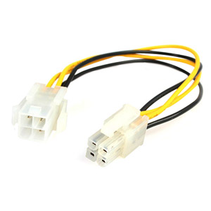 StarTech.com 8in ATX12V 4 Pin P4 CPU Power Extension Cable ATXP4EXT