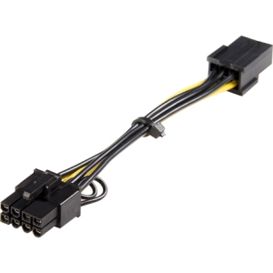 StarTech.com 6 Pin to 8 Pin PCI Express Adapter PCIEX68ADAP