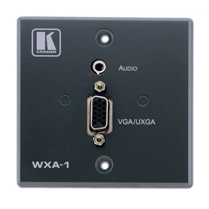Kramer 2 Port Audio & Video Faceplate WXA-1