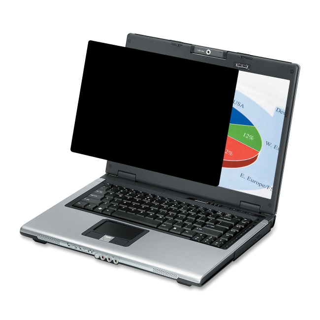 Business Source Privacy Filter f/15.6" Wide-screen Notebook Black 20518 
