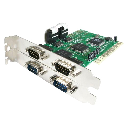 StarTech.com 4 Port PCI Serial Adapter Card PCI4S550N