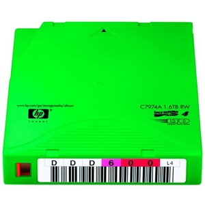 HP LTO Ultrium 4 Non Custom Labeled Tape Cartridge C7974AN