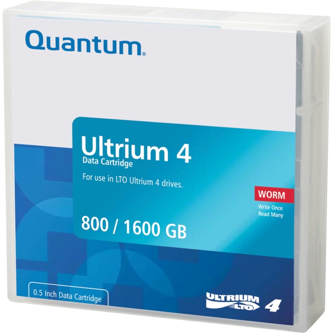Quantum LTO Ultrium 4 WORM Tape Cartridge MR-L4MQN-02
