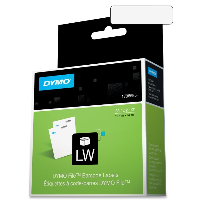 Dymo File Barcode Label 1738595