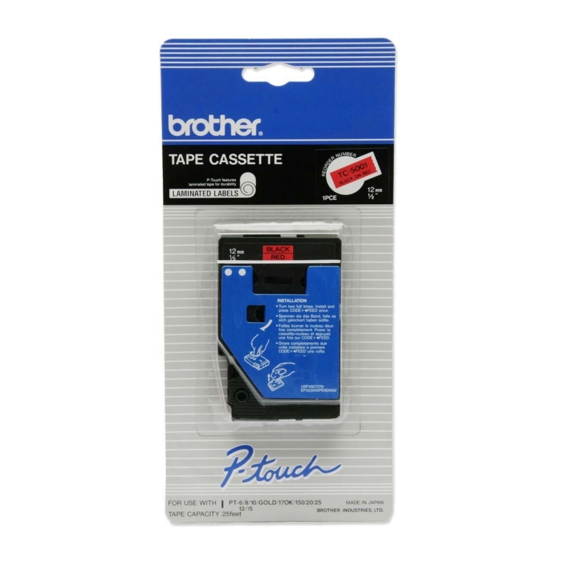 Brother P-Touch TC Laminated Tape TC5001 BRTTC5001