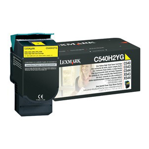 Lexmark High Capacity Yellow Toner Cartridge C540H2YG