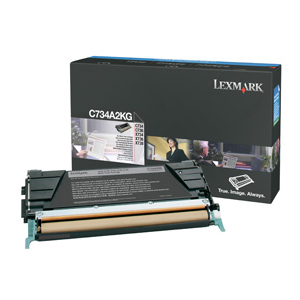 Lexmark Black Toner Cartridge C734A2KG