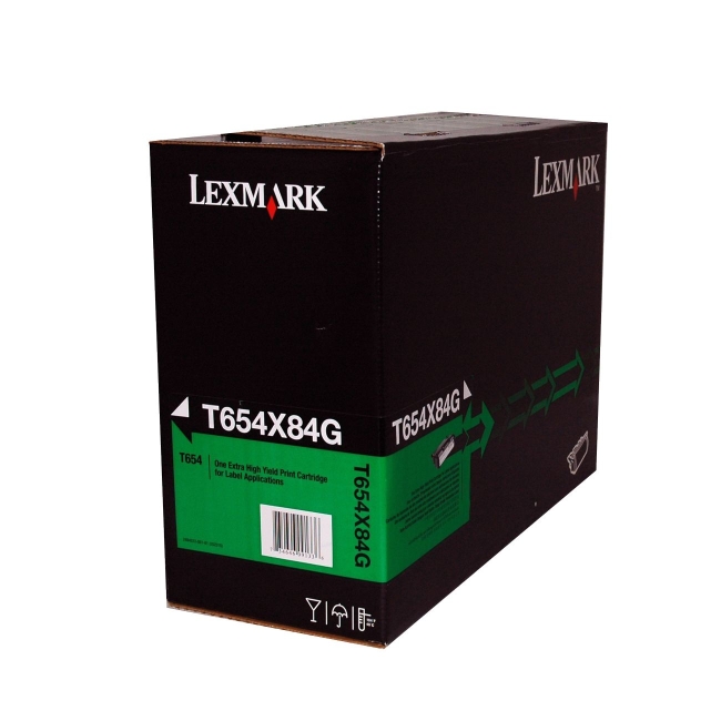 Lexmark Extra High Yield Toner Cartridge T654X84G