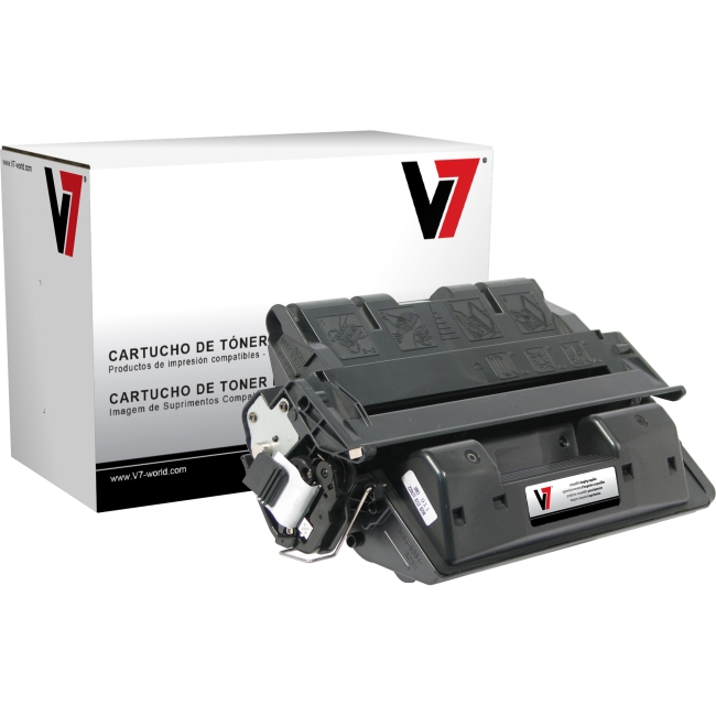 V7 Black Toner Cartridge (High Yield) For HP LaserJet 4100, 4100N, 4100DTN, 4100 V761XG