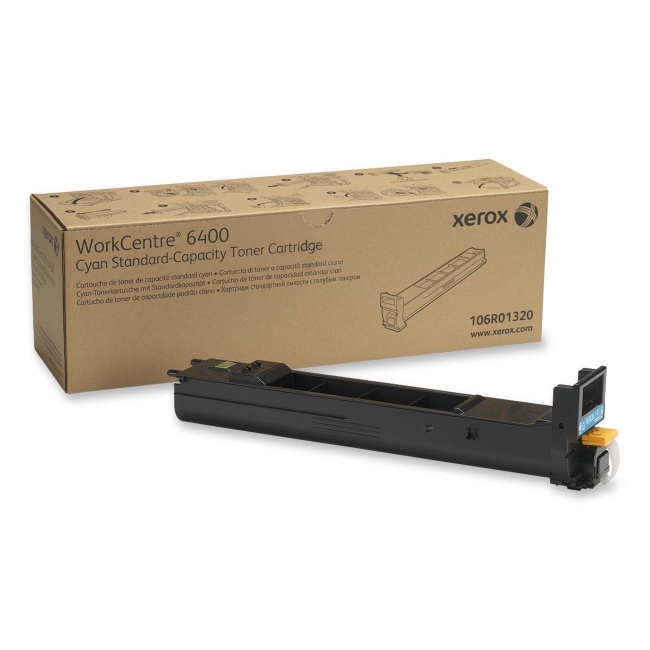 Xerox Standard Capacity Cyan Toner Cartridge 106R01320