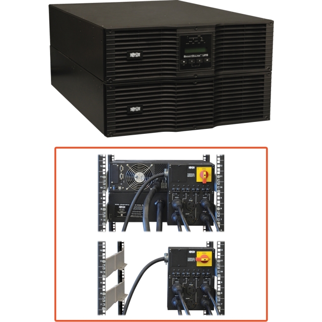 Tripp Lite SmartOnline 10000VA Rack-mountable/Tower UPS with Two Step-down Transformers SU10000RT3U2TF