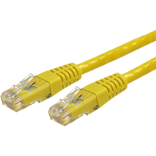 StarTech.com 3ft Yellow Molded Cat6 Patch Cable ETL Verified C6PATCH3YL