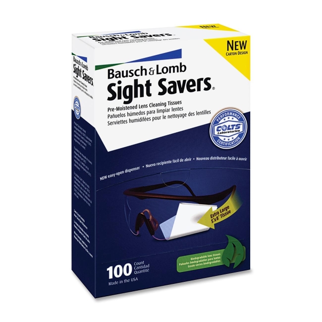 Bausch & Lomb Sight Savers Pre Moistened Lens Cleaning Tissue 8574GM BAL8574GM