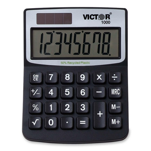 Victor Technology Mini Desktop Calculator 1000 VCT1000