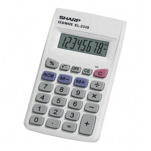 Sharp Pocket Calculator EL233SB SHREL233SB