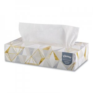 Kleenex White Facial Tissue, 2-Ply, White, Pop-Up Box, 125 Sheets/Box KCC21606BX 21606