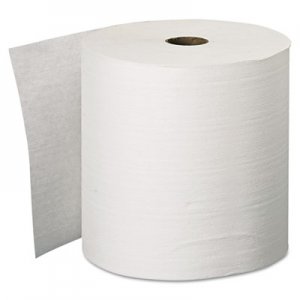 Scott Essential Plus Hard Roll Towels, 1.5" Core, 8" x 600 ft, White, 6 Rolls/Carton KCC11090 11090
