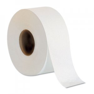 Georgia Pacific Professional Jumbo Jr. Bathroom Tissue Roll, Septic Safe, 2-Ply, White, 1000 ft, 8 Rolls/Carton GPC12798 12798