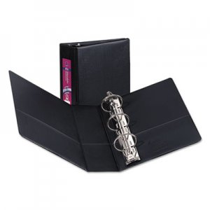 Avery Mini Size Durable Non-View Binder with Round Rings, 3 Rings, 2" Capacity, 8.5 x 5.5, Black