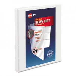 Avery Heavy-Duty Non Stick View Binder with DuraHinge and Slant Rings, 3 Rings, 0.5" Capacity, 11 x 8