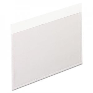 Pendaflex Self-Adhesive Pockets, 3 x 5, Clear Front/White Backing, 100/Box PFX99375 99375