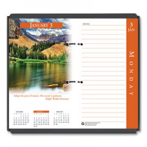 House of Doolittle Earthscapes Desk Calendar Refill, 3.5 x 6, 2021 HOD417 417