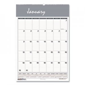 House of Doolittle Recycled Bar Harbor Wirebound Monthly Wall Calendar, 12 x 17, 2021 HOD332 332