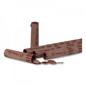 Pap-R Products Preformed Tubular Coin Wrappers, Pennies, $.50, 1000 Wrappers/Box CTX20001 20001