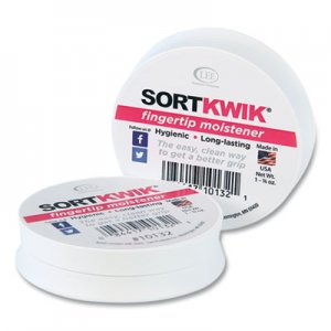 LEE Sortkwik Fingertip Moisteners, 1 3/4 oz, Pink, 2/Pack LEE10132 10132