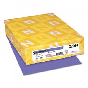 Astrobrights Color Cardstock, 65 lb, 8.5 x 11, Venus Violet, 250/Pack WAU22091 22091