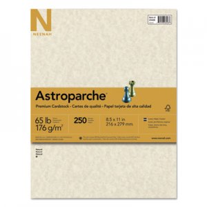 Astrobrights Color Cardstock, 65 lb, 8.5 x 11, Natural Parchment, 250/Pack WAU26428 26428