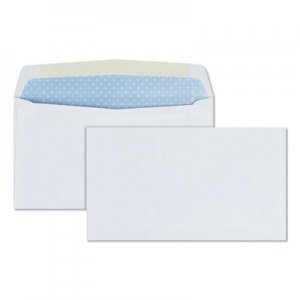 Quality Park Business Envelope, #6 3/4, Commercial Flap, Gummed Closure, 3.63 x 6.5, White, 500/Box QUA10412