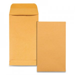 Quality Park Kraft Coin and Small Parts Envelope, #5 1/2, Square Flap, Gummed Closure, 3.13 x 5.5