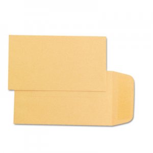 Quality Park Kraft Coin and Small Parts Envelope, #1, Square Flap, Gummed Closure, 2.25 x 3.5, Brown Kraft