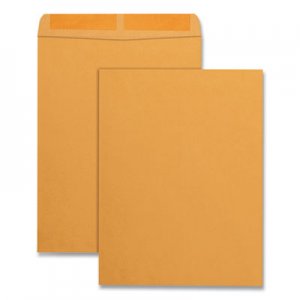 Quality Park Catalog Envelope, #13 1/2, Square Flap, Gummed Closure, 10 x 13, Brown Kraft, 100/Box QUA41667