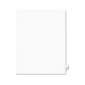 Avery Preprinted Legal Exhibit Side Tab Index Dividers, Avery Style, 10-Tab, 24, 11 x 8.5, White, 25/Pack