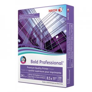 Xerox Bold Professional Quality Paper, 98 Bright, 8 1/2 x 11, White, 500 Sheets/RM XER3R13038 3R13038