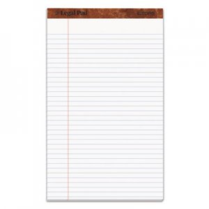 TOPS "The Legal Pad" Ruled Pads, Legal/Wide, 8 1/2 x 14, White, 50 Sheets, Dozen TOP7573 7573