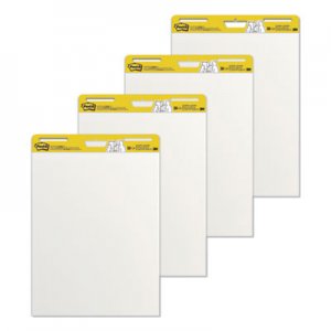 Post-it Easel Pads Super Sticky Self-Stick Easel Pads, 25 x 30, White, 30 Sheets, 4/Carton MMM559VAD 559