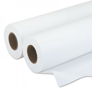 ICONEX Amerigo Wide-Format Paper, 3" Core, 20 lb, 30" x 500 ft, Smooth White, 2/Pack ICX90750203 9130