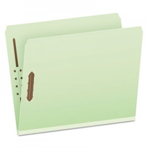 Pendaflex Heavy-Duty Pressboard Folders w/ Embossed Fasteners, Letter Size, Green, 25/Box PFX17180 17180EE