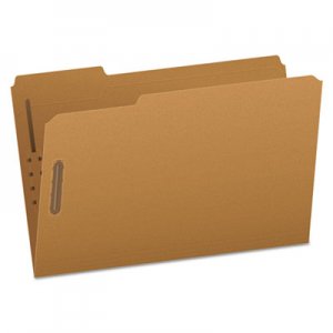 Pendaflex Kraft Folders with Two Fasteners, 1/3-Cut Tabs, Legal Size, Kraft, 50/Box PFXFK312 FK312