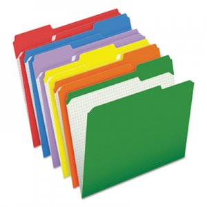 Pendaflex Double-Ply Reinforced Top Tab Colored File Folders, 1/3-Cut Tabs, Letter Size, Assorted, 100/Box PFXR15213ASST R152