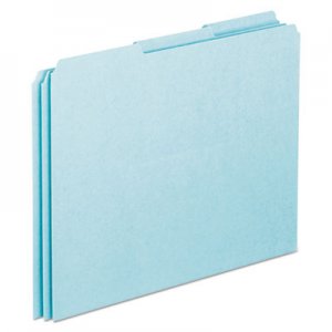 Pendaflex Blank Top Tab File Guides, 1/3-Cut Top Tab, Blank, 8.5 x 11, Blue, 100/Box PFXPN203