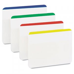 Post-it Tabs Tabs, Lined, 1/5-Cut Tabs, Assorted Primary Colors, 2" Wide, 24/Pack MMM686F1 686F-1