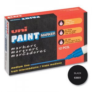 uni-Paint uni-Paint Marker, Medium Point, Black UBC63601 63601
