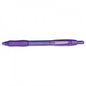 Paper Mate Profile Retractable Ballpoint Pen, Bold 1.4mm, Purple Ink/Barrel, Dozen PAP35830 35830