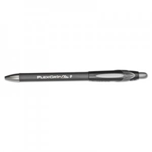 Paper Mate FlexGrip Elite Retractable Ballpoint Pen, 0.8mm, Black Ink/Barrel, Dozen PAP85582 85582